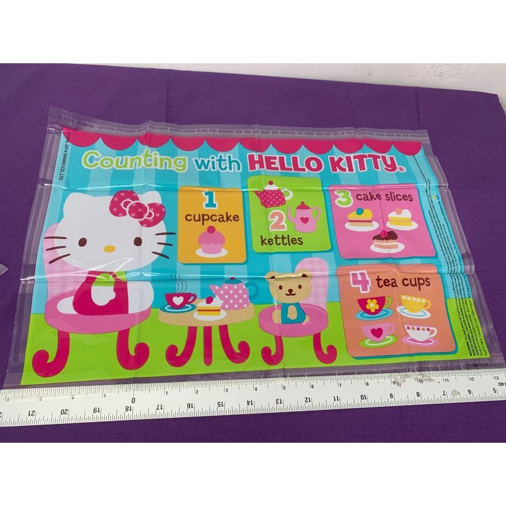 Hello Kitty Table Topper Sticks Plays Perfect for Restaurants. Toddler Baby Play